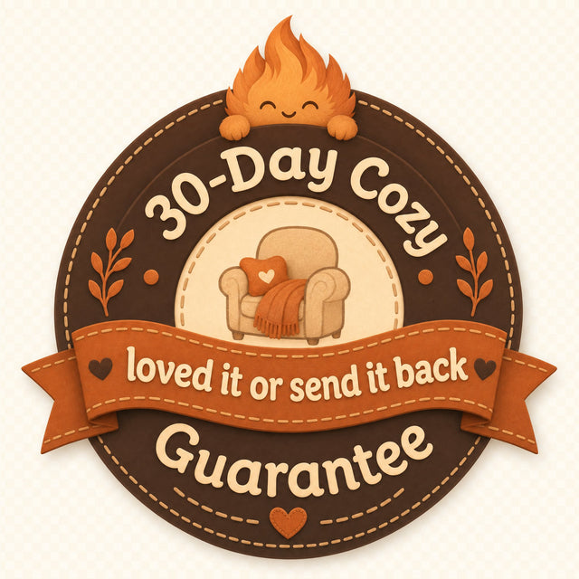 30 Day Cozy Guarantee seal
