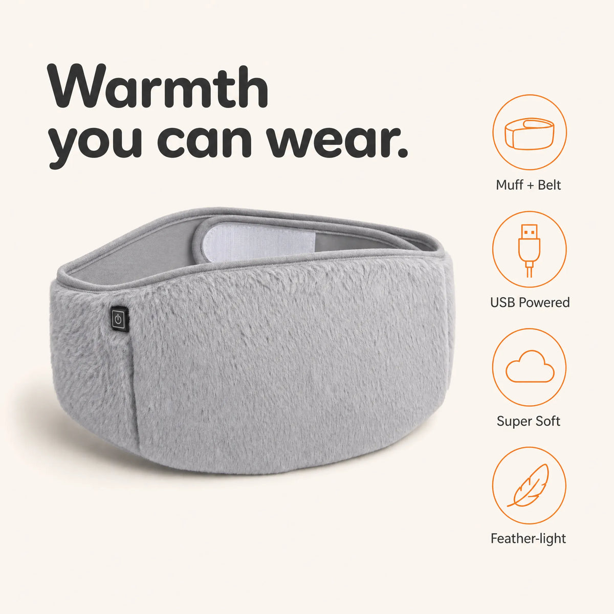 FuzzyPouch 2-in-1 Heating Belt