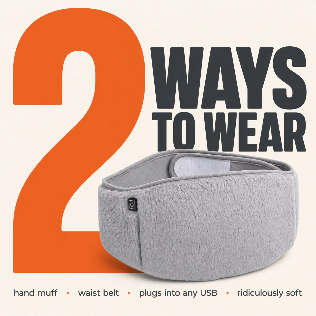 FuzzyPouch 2-in-1 Heating Belt