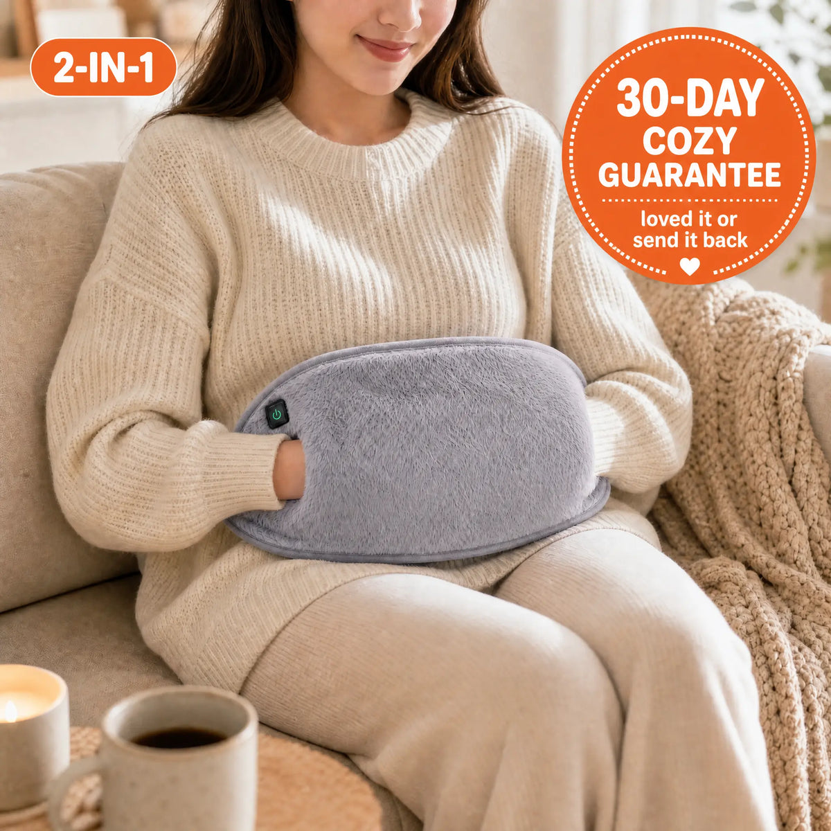 FuzzyPouch 2-in-1 Heating Belt