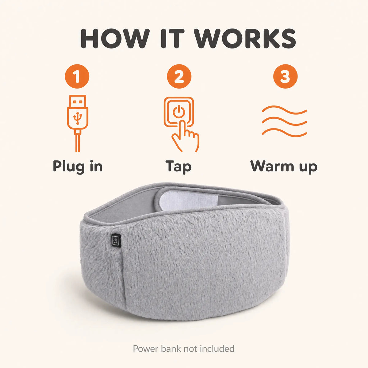 FuzzyPouch 2-in-1 Heating Belt