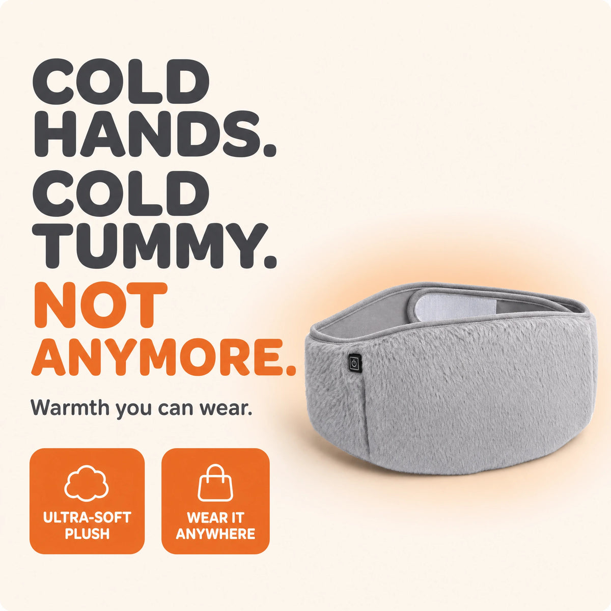 FuzzyPouch 2-in-1 Heating Belt