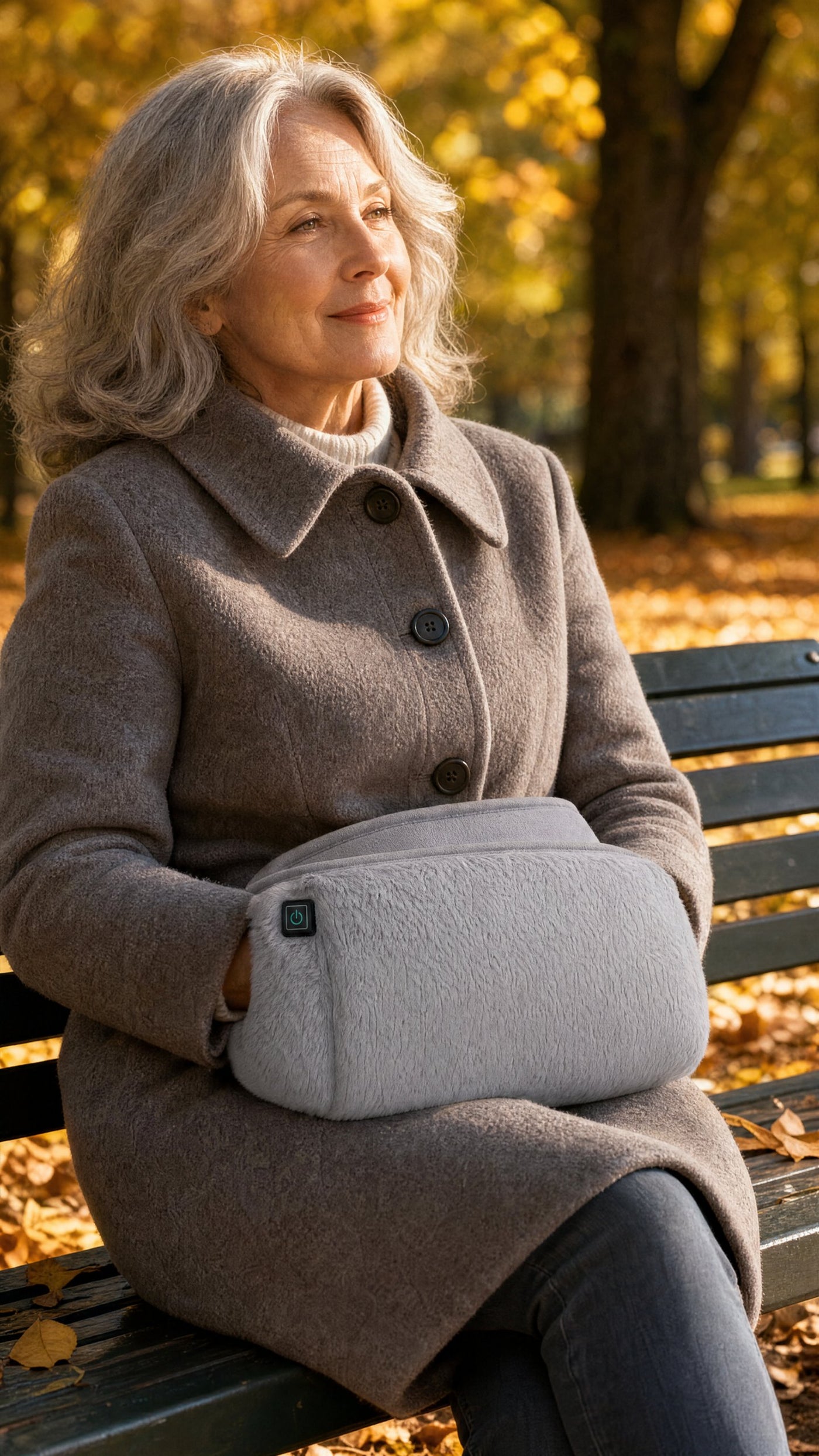 The long autumn bench